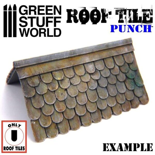 Green Stuff World    Miniature ROOF TILE Punch - 8436554364176ES - 8436554364176