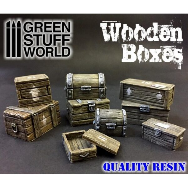 Green Stuff World    Wooden boxes set - 8436554364619ES - 8436554364619