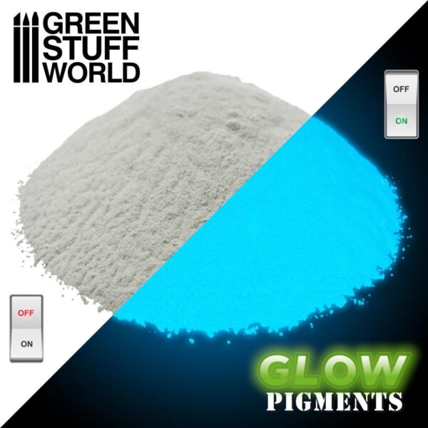 Green Stuff World    Glow in the Dark Pigment - MIND TURQUOISE - 8436574507683ES - 8436574507683