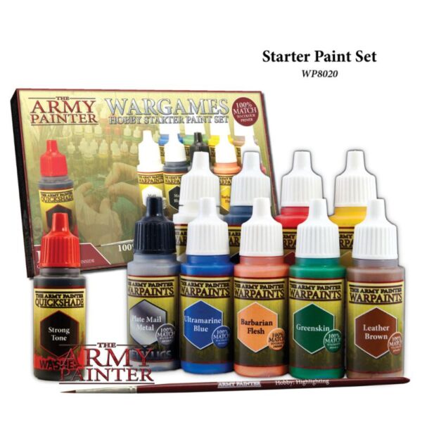 The Army Painter    Warpaints Starter Paint Set - APWP8020 - 2580201115515