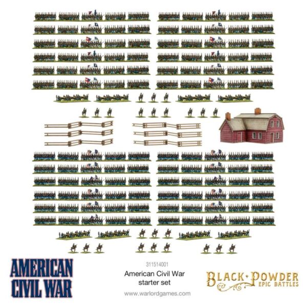 Warlord Games Black Powder Epic Battles   Black Powder Epic Battles: American Civil War - 311514001 - 5060572509221