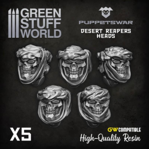 Green Stuff World    Desert Reapers heads - 5904873421366ES - 5904873421366