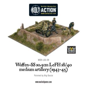 Warlord Games Bolt Action   Waffen-SS 10.5cm LeFH 18/40 medium artillery - WGB-LSS-08 - 5060200846568
