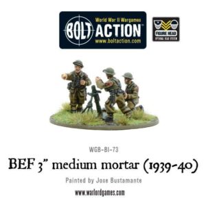 Warlord Games Bolt Action   BEF 3in medium mortar (1939-40) - WGB-BI-73 - 5060200848494