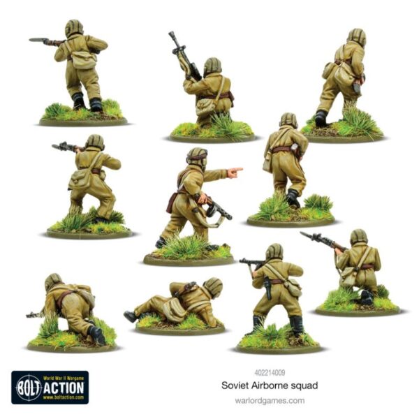 Warlord Games Bolt Action   Soviet Airborne Squad - 402214009 - 5060572508064