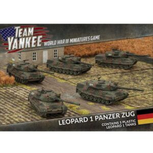 Battlefront Team Yankee   Leopard 1 Panzer Zug (Plastic) - TGBX14 - 9420020239548