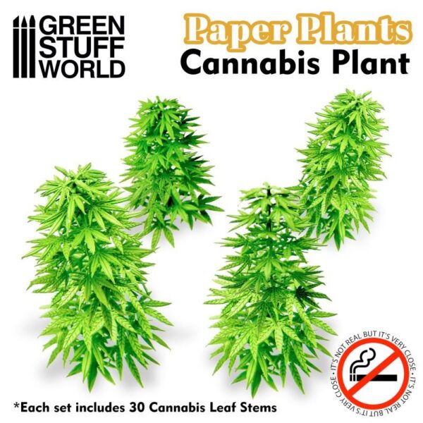Green Stuff World    Paper Plants - Cannabis - 8436574509472ES - 8436574509472