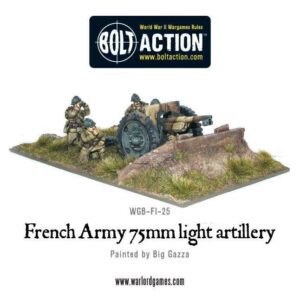 Warlord Games Bolt Action   Early War French 75mm Gun - WGB-FI-25 - 5060200842256
