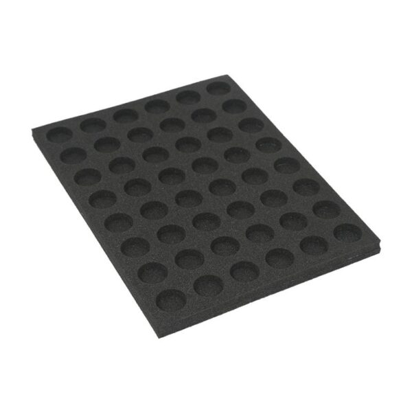 Safe and Sound    Tray for storing 48 miniatures on 25mm bases in vertical position - SAFE-FTR-25MM - 5907459694468