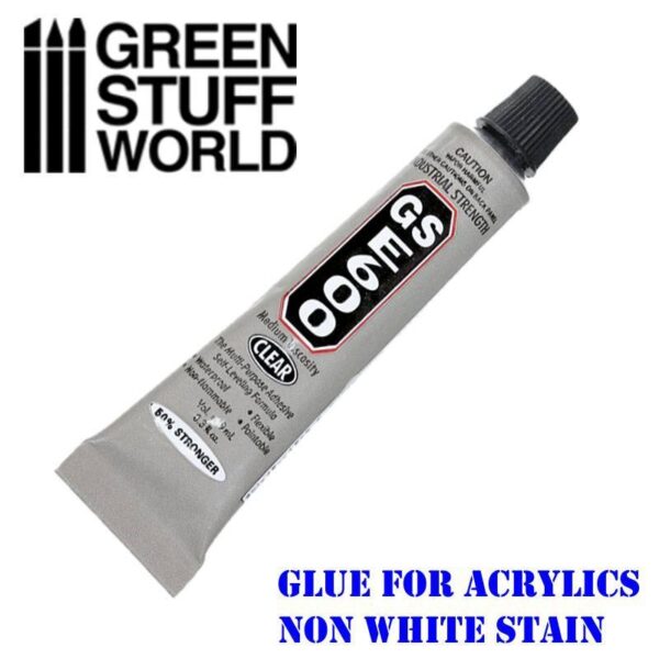 Green Stuff World    E600 Adhesive for Acrylic Plastics - 9ml - 8436554368693ES - 8436554368693