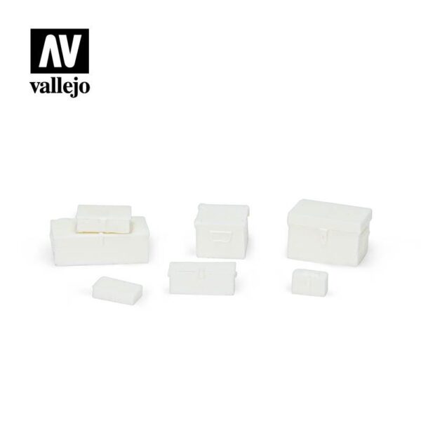 Vallejo    Vallejo Scenics - 1:35 Universal Metal Cases - VALSC223 - 8429551984935