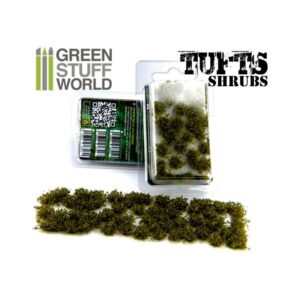 Green Stuff World    Shrubs TUFTS - 6mm self-adhesive - DARK GREEN - 8436554363063ES - 8436554363063