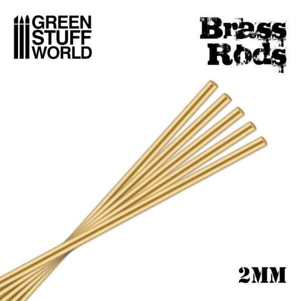 Green Stuff World    Pinning Brass Rods 2mm - 8436554368327ES - 8436554368327