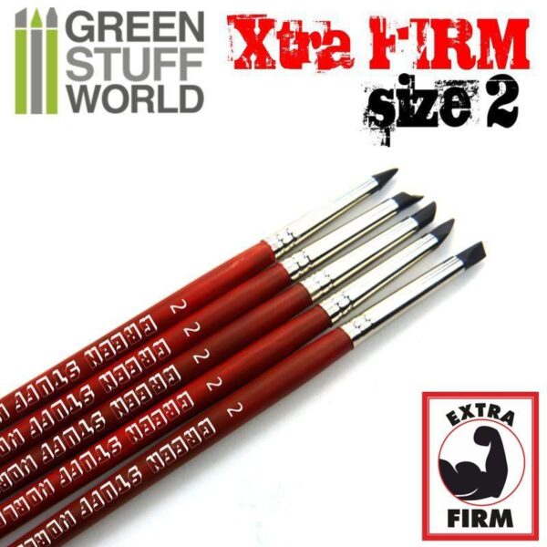 Green Stuff World    Colour Shapers Brushes SIZE 2 - EXTRA FIRM - 8436554369270ES - 8436554369270
