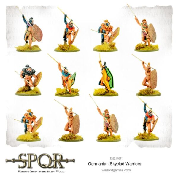 Warlord Games SPQR   SPQR: Germania Skyclad Warriors - 152214011 - 5060572505292