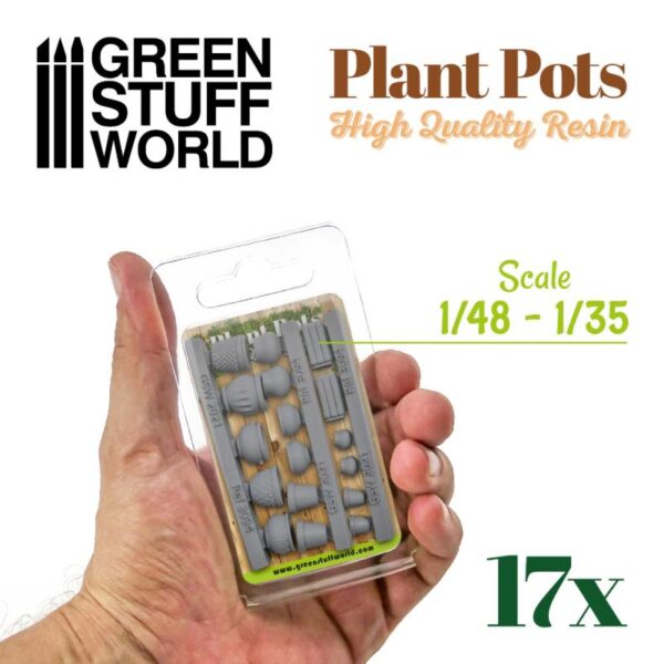 Green Stuff World    Plant POT Resin set - 8435646504544ES - 8435646504544
