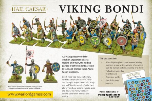 Warlord Games Hail Caesar   Viking Bondi - 102013102 - 5060393706182