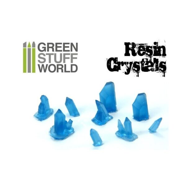 Green Stuff World    BLUE Resin Crystals (small) - 8436554362820ES - 8436554362820