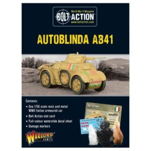 Warlord Games Bolt Action   Autoblinda AB41  - SPLASH / LIMITED STOCK - 402418002 - 5060200848456