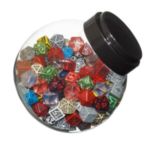 Q-Workshop    Jar of dice with D6, D10, D20 (150) - JMIX03 - 5907699491797