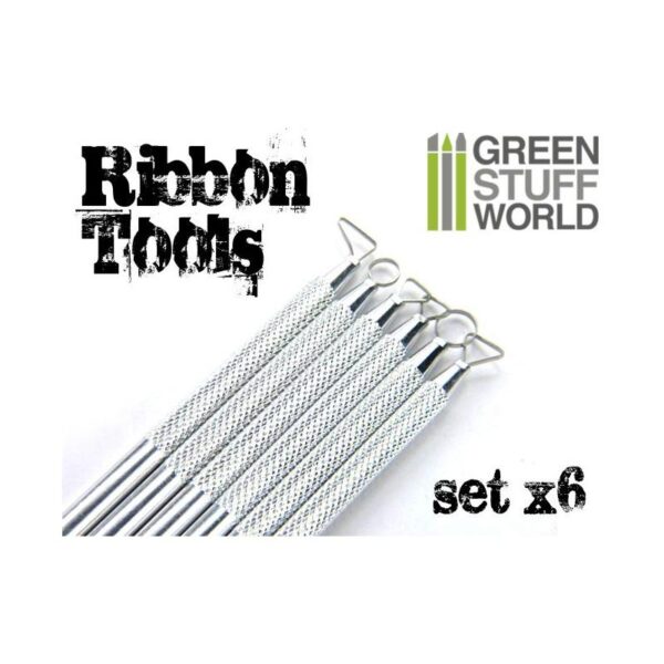 Green Stuff World    Mini Ribbon Sculpting Tool Set - 8436554362196ES - 8436554362196