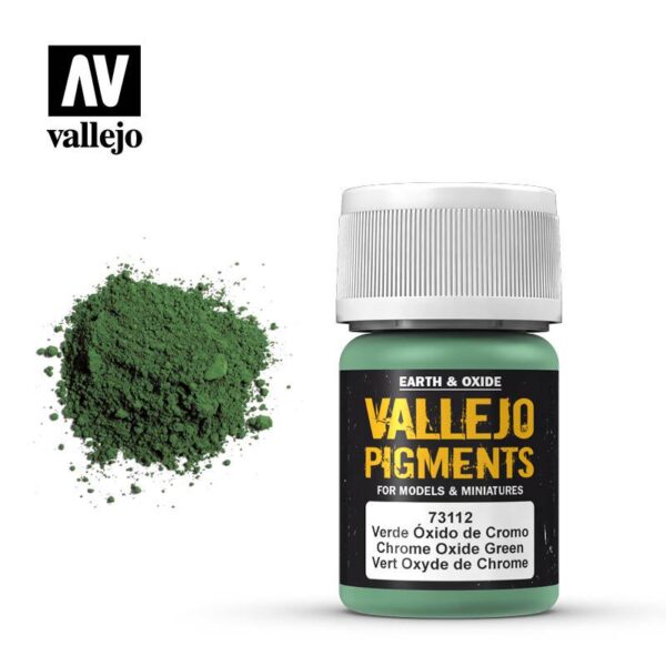 Vallejo    Vallejo Pigment - Chrome Oxide Green - VAL73112 - 8429551731126
