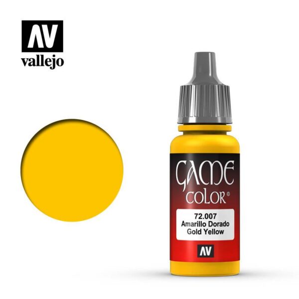 Vallejo    Game Color: Gold Yellow - VAL72007 - 8429551720076