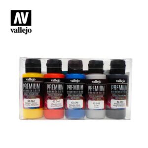 Vallejo    AV Vallejo Premium Color - 60ml Set Metallic (5x60ml) - VAL62103 - 8429551621038