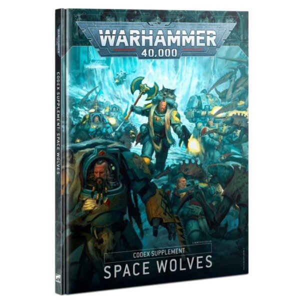 Games Workshop (Direct) Warhammer 40,000   Codex Supplement: Space Wolves - 60030101052 - 9781839061134
