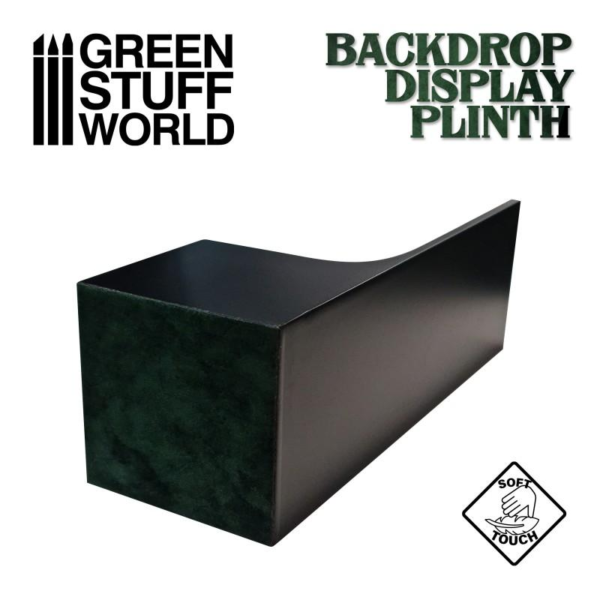 Green Stuff World    Backdrop Display Plinth 6x6x6cm Black - 8435646508337ES - 8435646508337