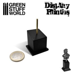 Green Stuff World    Tapered Bust Plinth 2.5x2.5cm Black - 8436574504965ES - 8436574504965