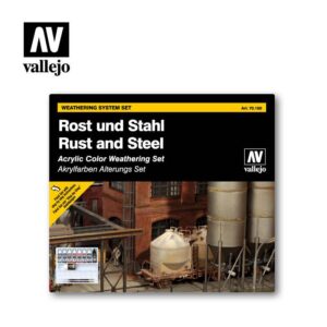 Vallejo    AV Vallejo Model Color Set - Rust and Steel Effects - VAL70150 - 8429551701501