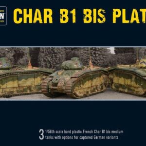 Warlord Games Bolt Action   Char B1 bis Platoon - 402015501 - 5060393707813