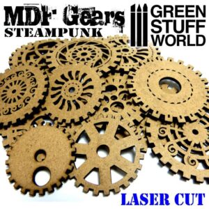 Green Stuff World    MDF Wood Steampunk Gears - 8436574500547ES - 8436574500547