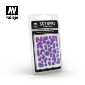 Vallejo    AV Vallejo Scenery - Fantasy Tuft - Neon, Medium: 4mm - VALSC430 - 8429551986281