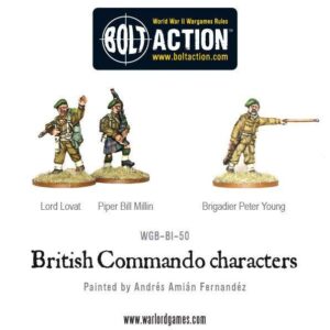 Warlord Games Bolt Action   British Commando Characters - WGB-BI-34 - 5060200842409