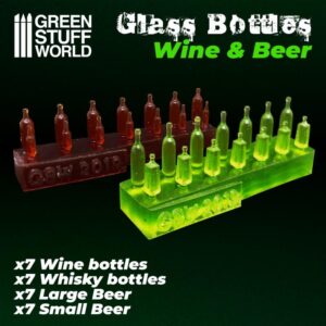 Green Stuff World    Wine and Beer Bottles Resin Set - 8436574505597ES - 8436574505597