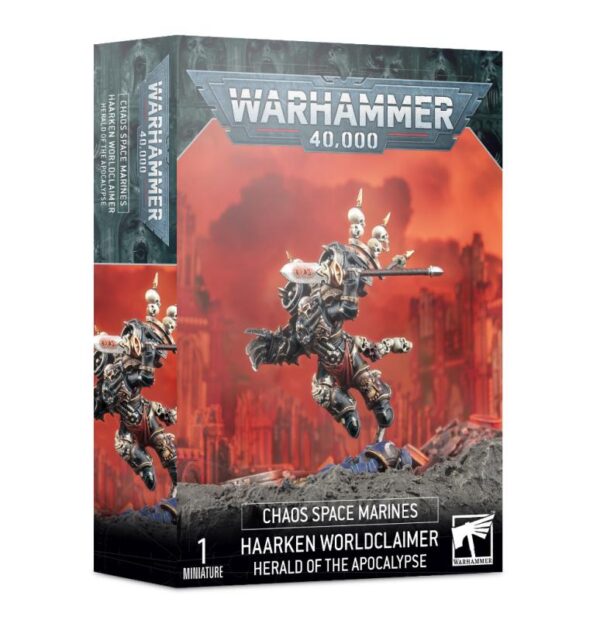 Games Workshop Warhammer 40,000   Chaos Space Marines: Haarken Worldclaimer, Herald of the Apocalypse - 99120102164 - 5011921178179