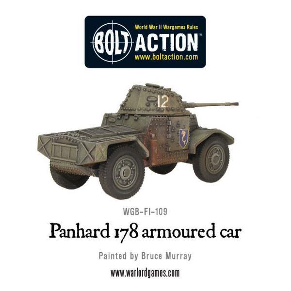 Warlord Games Bolt Action   Panhard 178 Armoured Car - 402415501 -