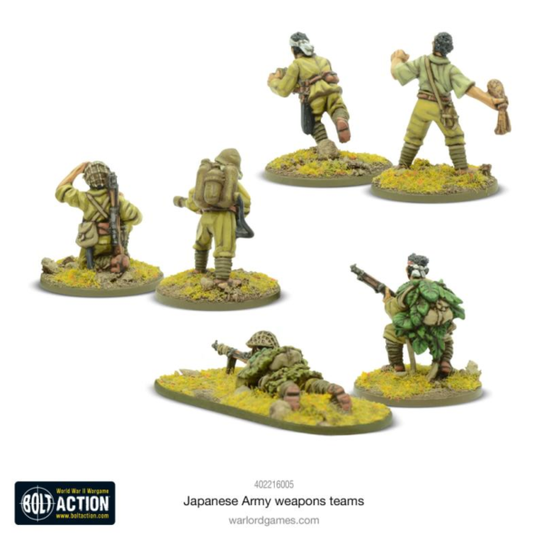 Warlord Games Bolt Action   Japanese Army weapons teams - 402216005 - 5060917991186