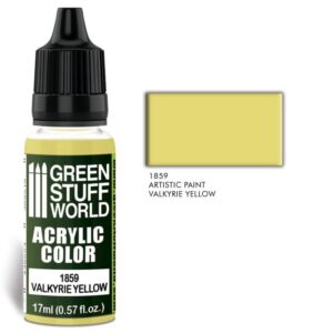 Green Stuff World    Acrylic Color VALKYRIE YELLOW - 8436574502183ES - 8436574502183