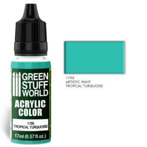Green Stuff World    Acrylic Color TROPICAL TURQUOISE - 8436574501544ES - 8436574501544