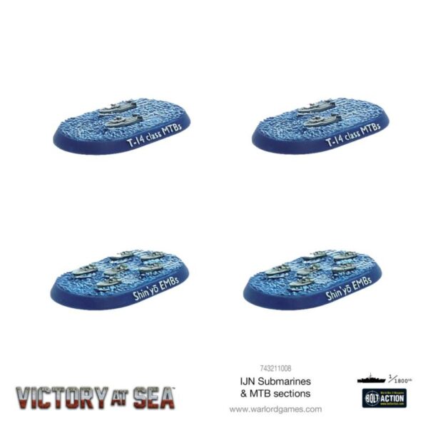 Warlord Games Victory at Sea   IJN Submarines & MTB Sections - 743211008 - 5060572506817