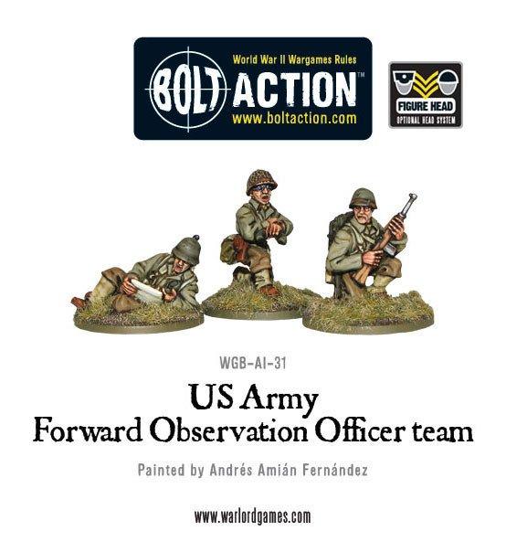 Warlord Games Bolt Action   US Forward Observer Officers (FOO) - WGB-AI-31 - 5060200844847