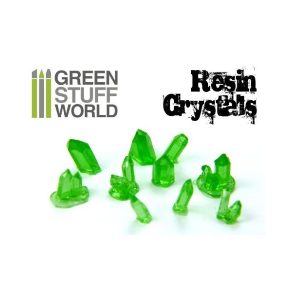 Green Stuff World    GREEN Resin Crystals - 8436554362837ES - 8436554362837