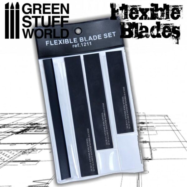 Green Stuff World    Flexible CLAY blade set - 8436554362110ES - 8436554362110