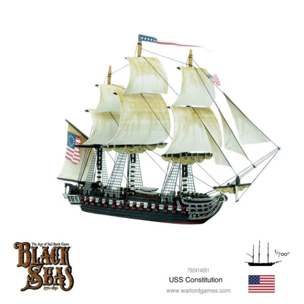 Warlord Games Black Seas   Black Seas: USS Constitution - 792414001 - 5060572505353