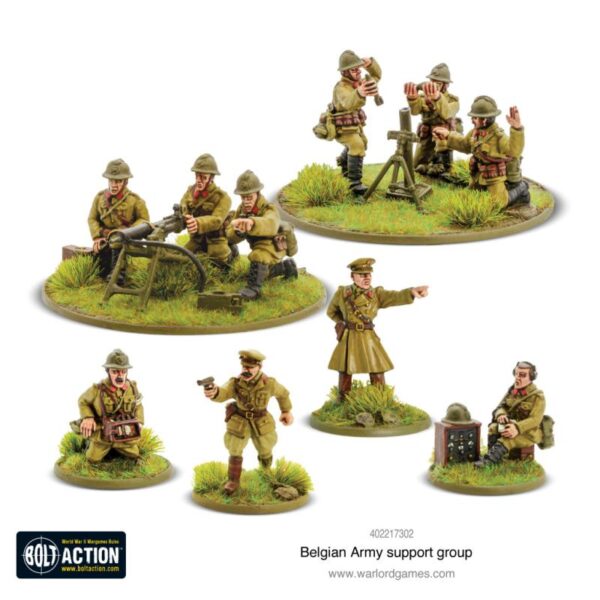 Warlord Games Bolt Action   Belgian Army Support Group - 402217302 - 5060572503267