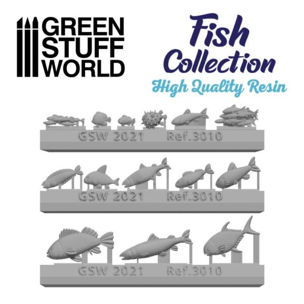 Green Stuff World    Resin Fish Collection - 8435646503707ES - 8435646503707
