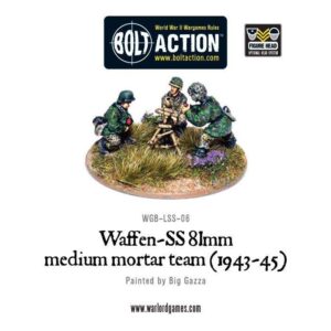 Warlord Games Bolt Action   Waffen-SS 81mm Medium Mortar Team - WGB-LSS-06 - 5060200846544